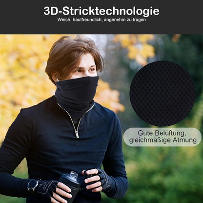 Halbe Sturmhaube Atmungsaktiv – Sport & Outdoor Maske Schwarz