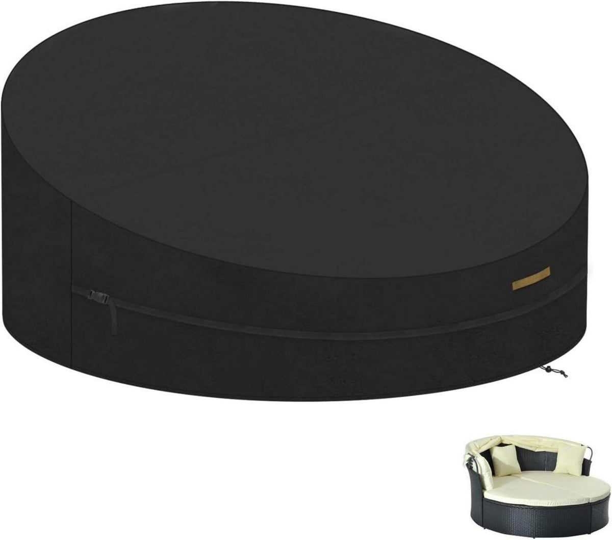 Schutzhülle für Sonneninsel Rund 420D Oxford Wasserdicht Ø190x90/50cm