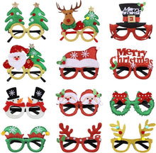 Itoyx Weihnachtsbrillen Set 12 Stück Partybrillen Fotobox