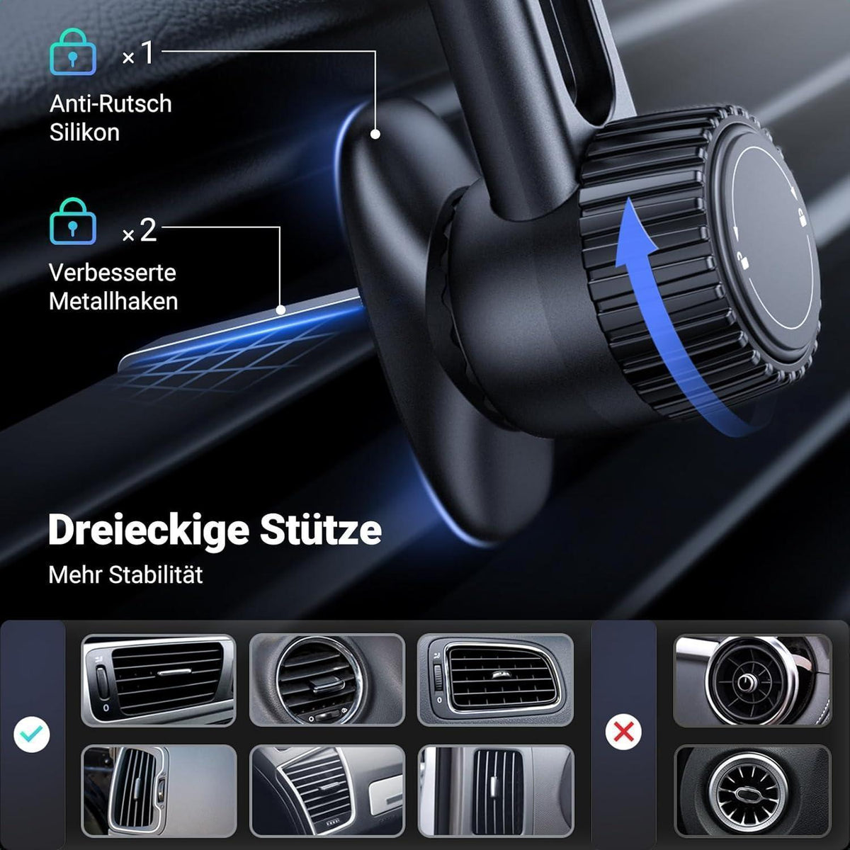 MagSafe Autohalterung für iPhone 17 16 15 14 13 12