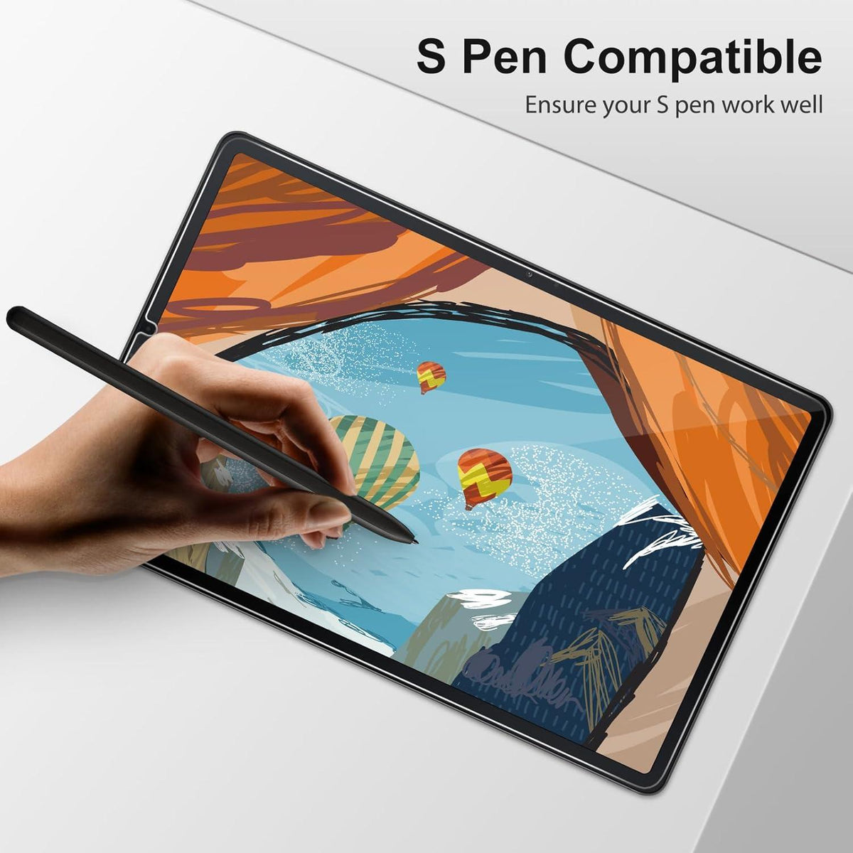 Schutzfolie Samsung Galaxy Tab A9 Panzerglas 9H Displayschutzfolie 2er