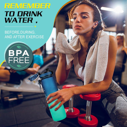 Sport Trinkflasche 1L BPA Frei Tritan Wasserflasche
