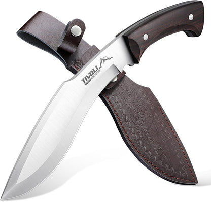 Survival Messer Outdoor D2 Stahl Full Tang Klinge Jagdmesser Bushcraft