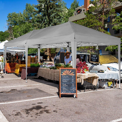 Faltpavillon 3x6m wasserdicht mit 6 Seitenwänden & UV-Schutz