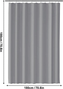 Badevorhang 180x180 cm Wasserdicht Waschbar PEVA
