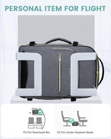 Wasserdichter 40L Reiserucksack für Damen mit Laptopfach