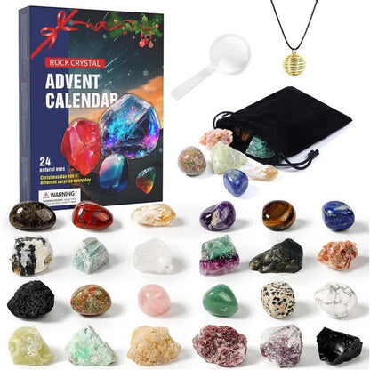 Adventskalender 2026 für Kinder Kristalle 24 Stück