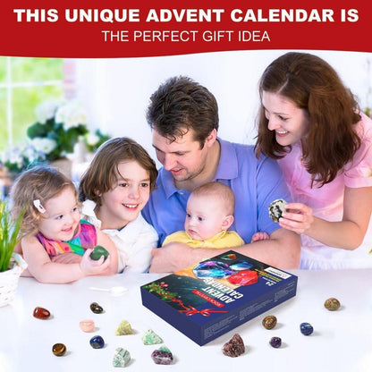 Adventskalender 2026 für Kinder Kristalle 24 Stück