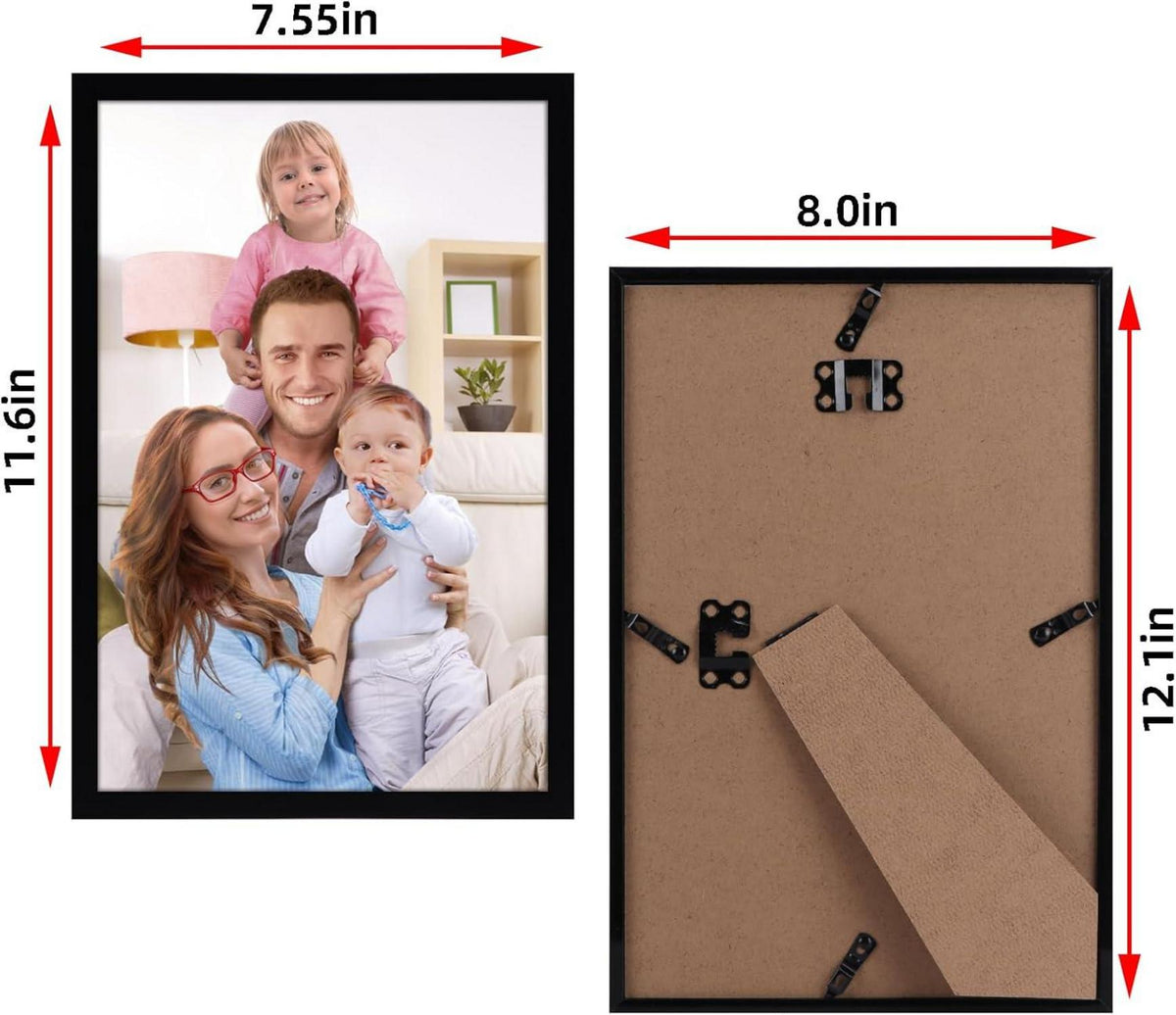 Schwarzer Bilderrahmen 20x30 cm - Modernes Fotorahmen für