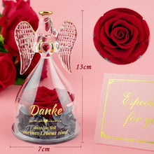 Ewige Rose im Engel: Danke Geschenk für Frauen