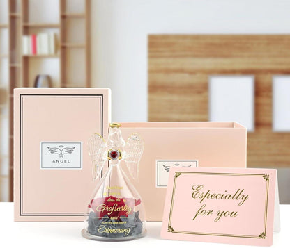 Inspirierende Ewige Rose Engel - Geschenk für