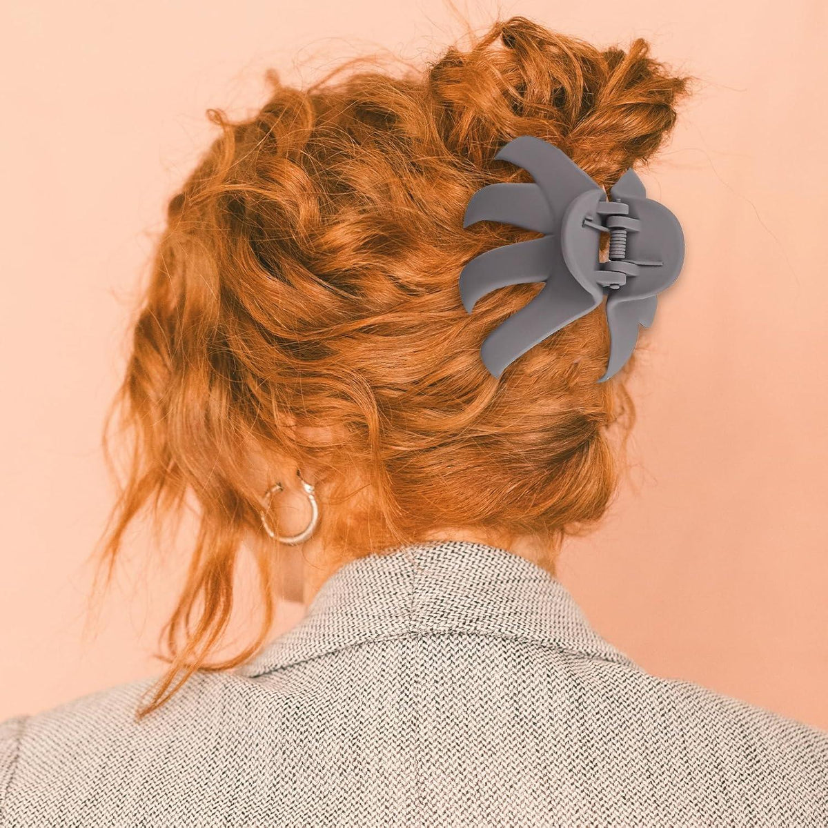 Octopus Haarklammer 5er Set Haarspangen für langes lockiges