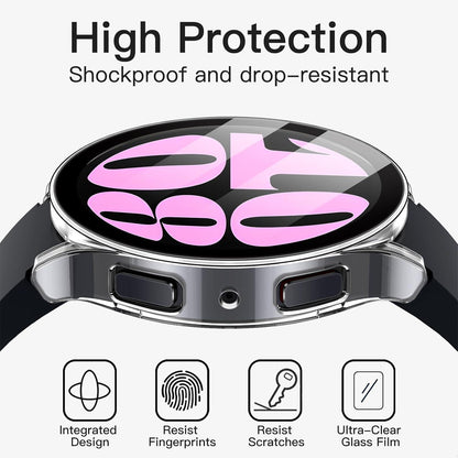 Schutzhülle Samsung Galaxy Watch 6 40mm Displayschutz 2 Stück