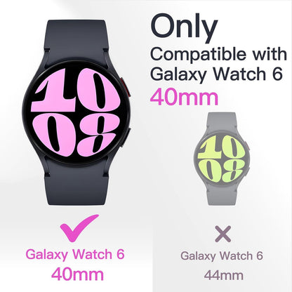 Schutzhülle mit Schutzfolie für Samsung Galaxy Watch 6 40mm