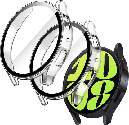 Schutzhülle Samsung Galaxy Watch 6 44mm Displayschutzfolie 2 Stück