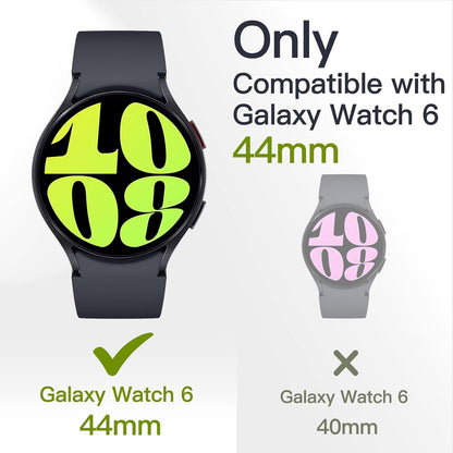 Schutzhülle mit Schutzfolie für Samsung Galaxy Watch 6 44mm