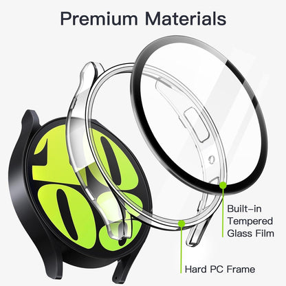 Schutzhülle Samsung Galaxy Watch 6 44mm Displayschutzfolie 2 Stück