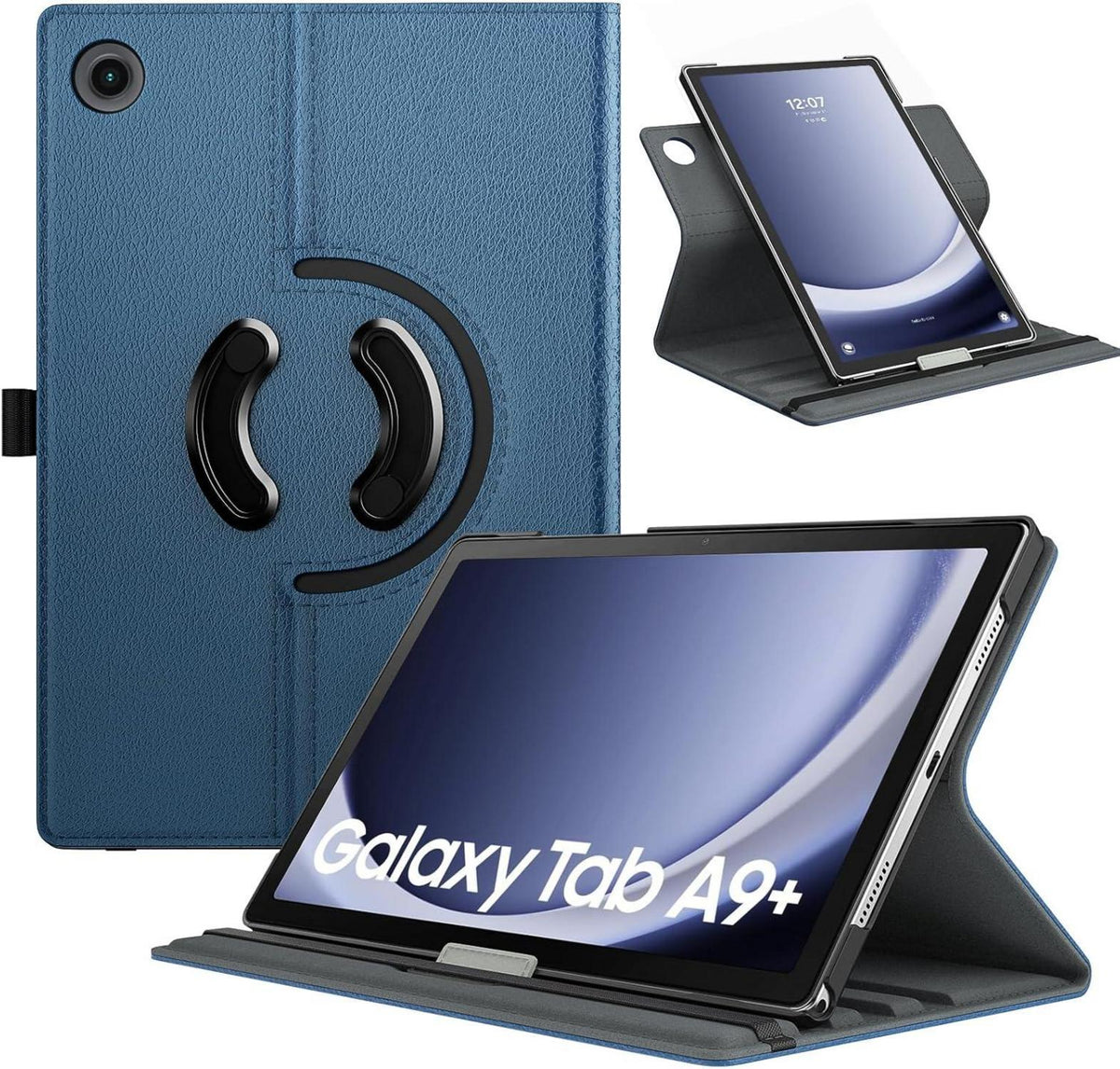 TiMOVO Samsung Galaxy Tab A9+ 11 Zoll 2023 Drehbar Hülle Blau