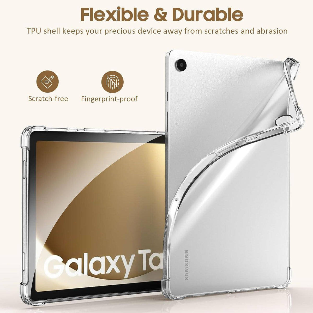 TiMOVO Galaxy Tab A9+ 11 Zoll 2023 TPU Schutzhülle Transparent