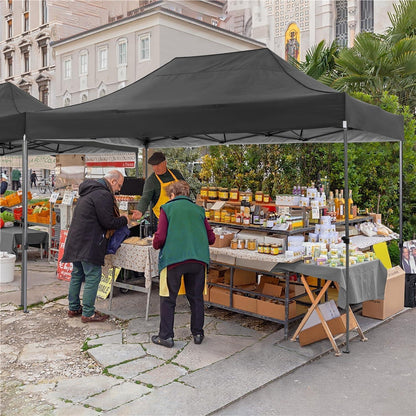 Faltpavillon 3x4,5m | Wasserdicht, Stabil & mit 4 Seitenwänden