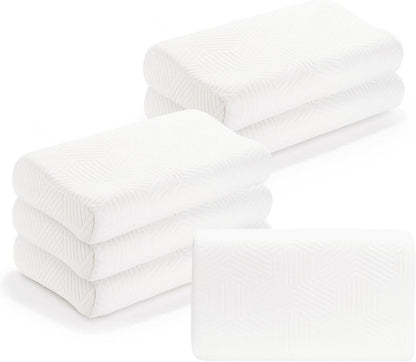 Höhenverstellbares Memory Foam Nackenstützkissen 6er-Set