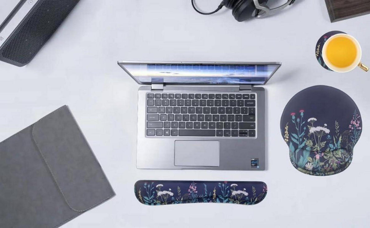 3-in-1 Handgelenkauflage Set für Gaming und Büro, ergonomisches Mauspad mit Gelkissen und Handauflage