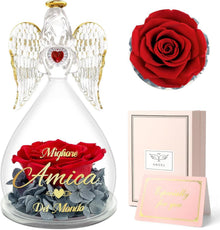 Ewige Rose Engel Figur Beste Freundin Welt Geschenk