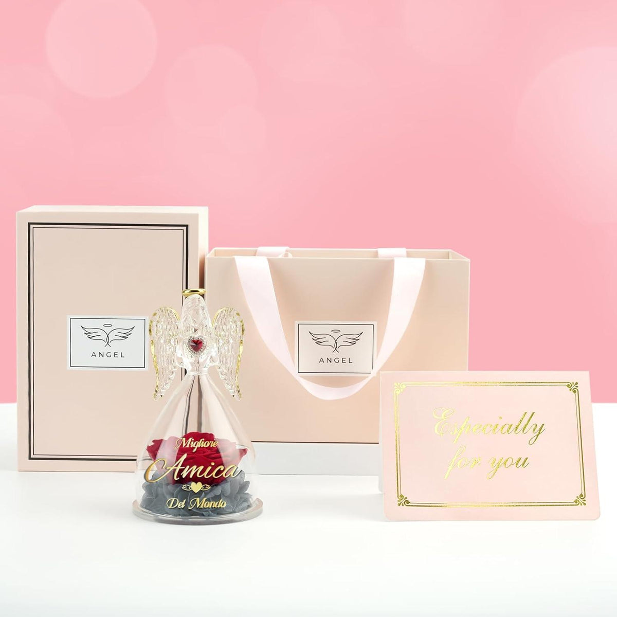 Sunia Ewige Rose Engel Figur Beste Mama Welt Geschenk