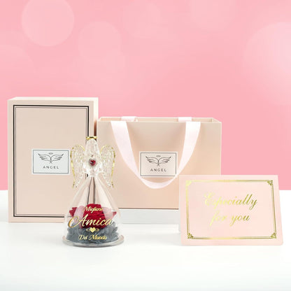 Sunia Ewige Rose Engel Figur Beste Mama Welt Geschenk
