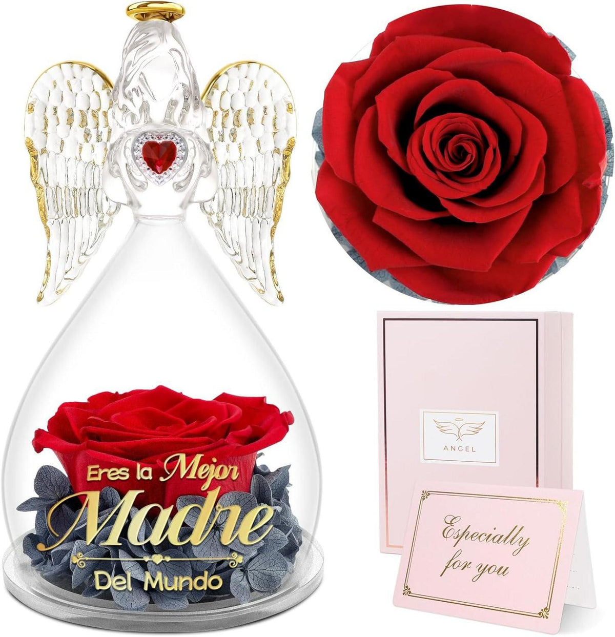 Engel Figur Ewige Rose Geschenk Mama Spruch Best Mama Galaxie