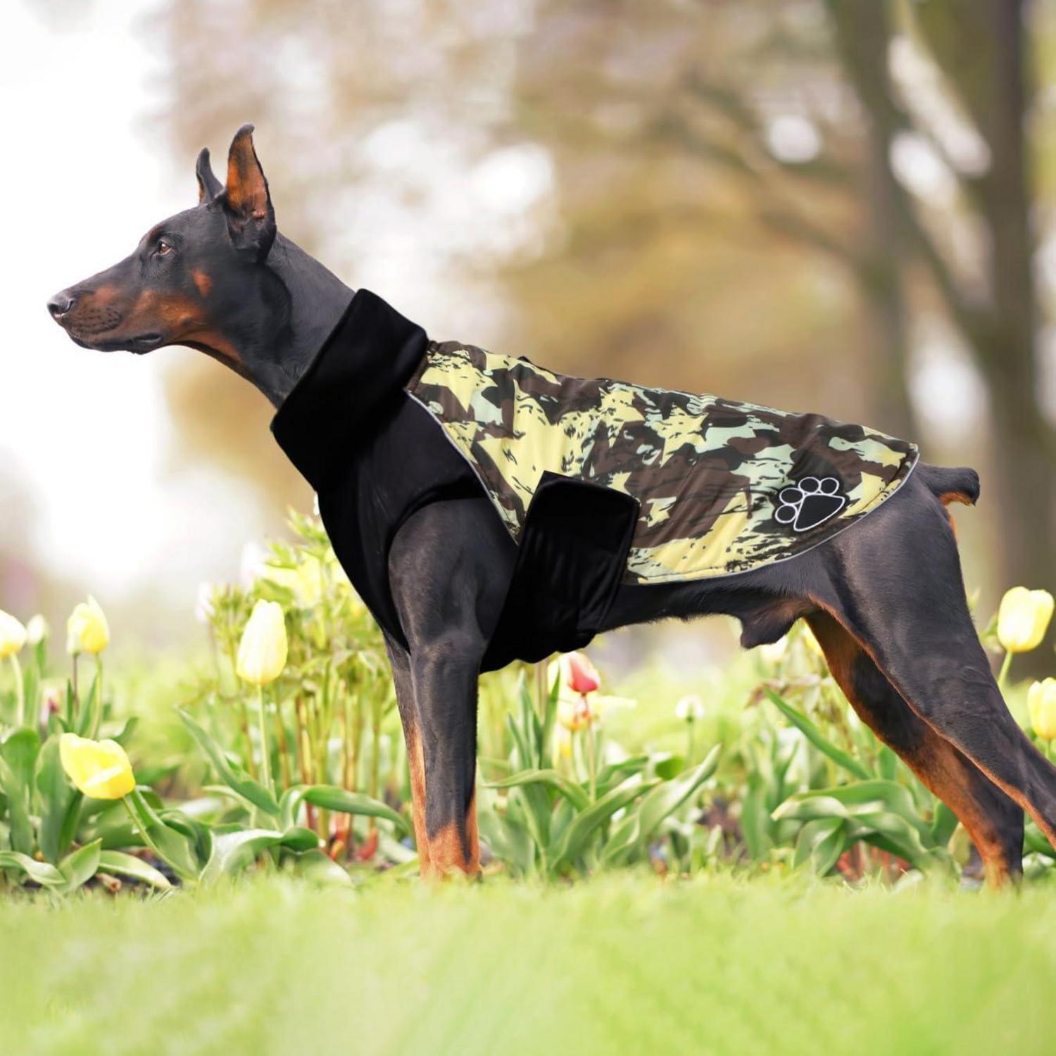 Hundemantel für große Hunde Winter wasserdicht reflektierend XXXL