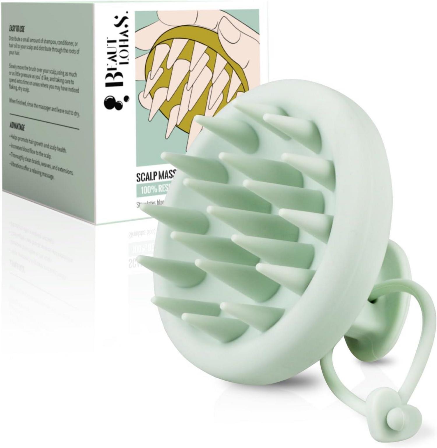 Kopfhaut Massagebürste Silikon Shampoo Haarbürste - Scalp Massager zur
