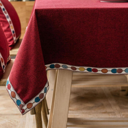 Rechteckige Tischdecke 130x300cm – Wasserabweisend & Abwaschbar