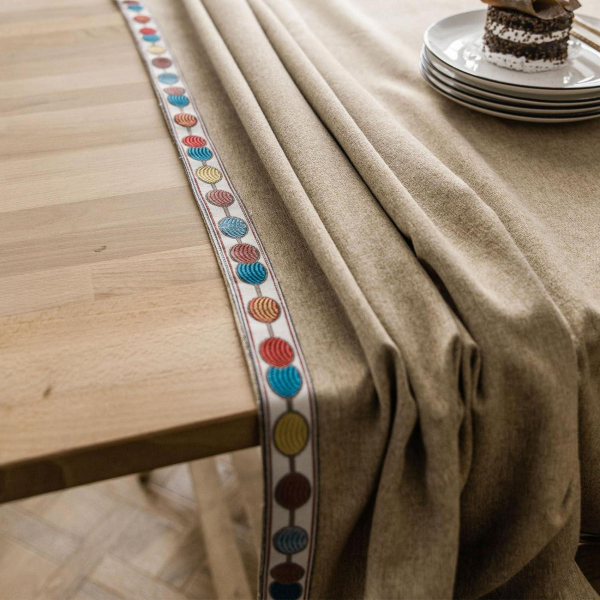 Rechteckige Tischdecke 130x220cm – Wasserabweisend & Abwaschbar