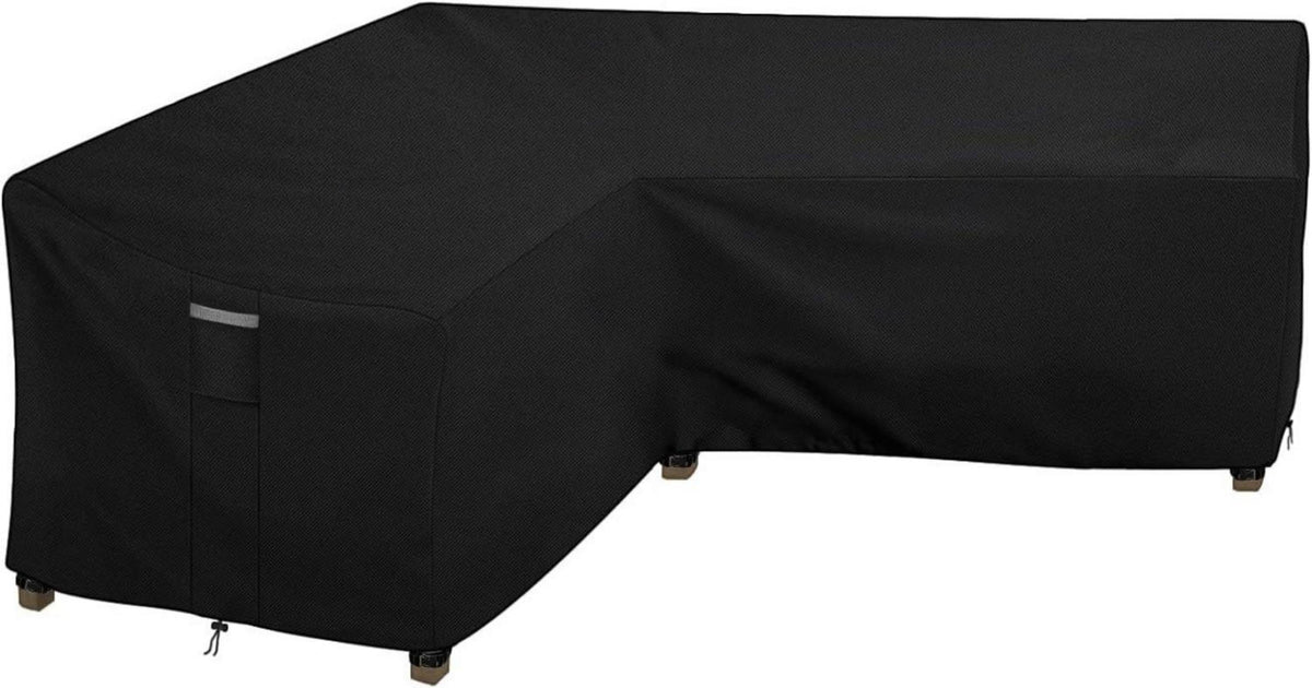 Dokon Gartenmöbel Abdeckung L Form 420D Oxford Gewebe 255x255x87x80cm