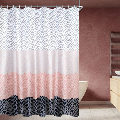 Duschvorhang Blume Anti-Schimmel Textil Wasserdicht 200x200cm