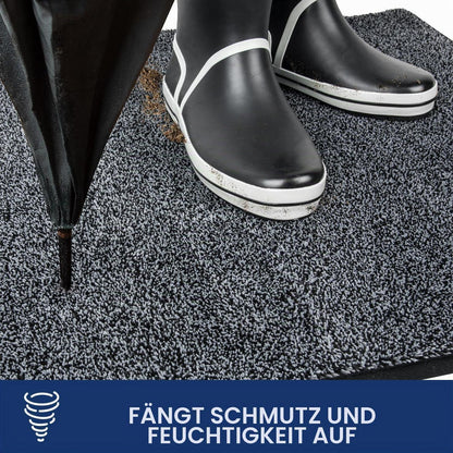 Schmutzfangmatte Grau 120x180 cm – Rutschfest & Waschbar