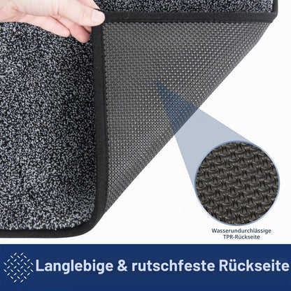 Schmutzfangmatte Grau 120x180 cm – Rutschfest & Waschbar