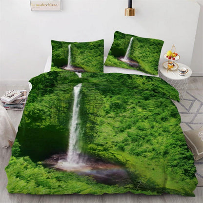 ROUSKI Kinderbettwäsche Wasserfall 135x200 cm 4tlg. Mikrofaser
