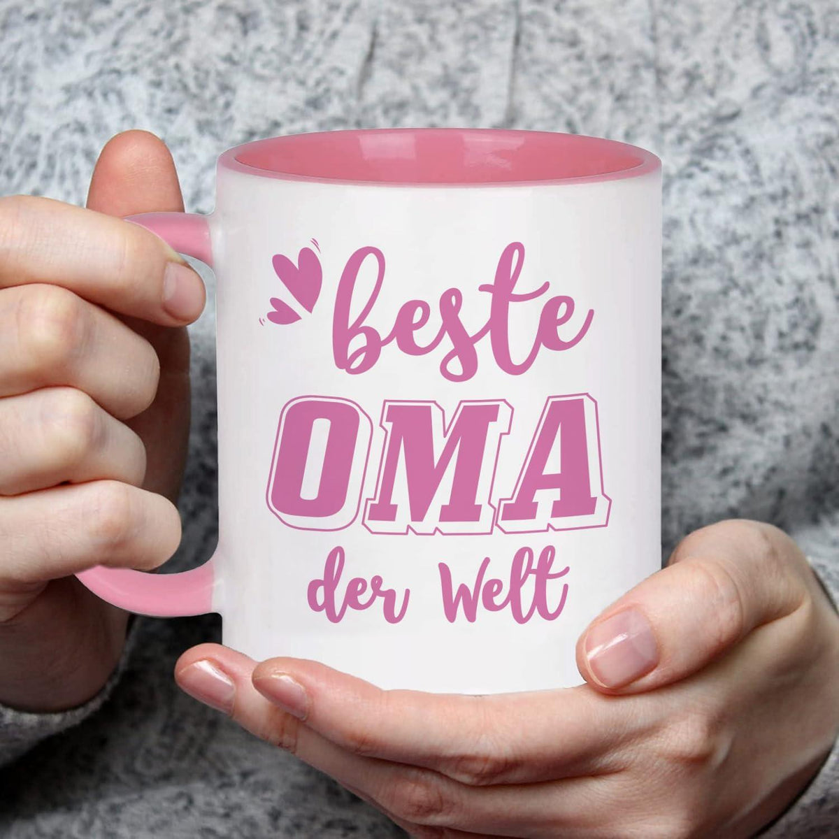 Oma und Opa Tassen Set mit Spruch, Beste Großeltern