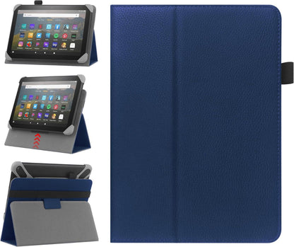 Universal Tablet Schutzhülle 7-8 Zoll verstellbar mit Ständer Blau
