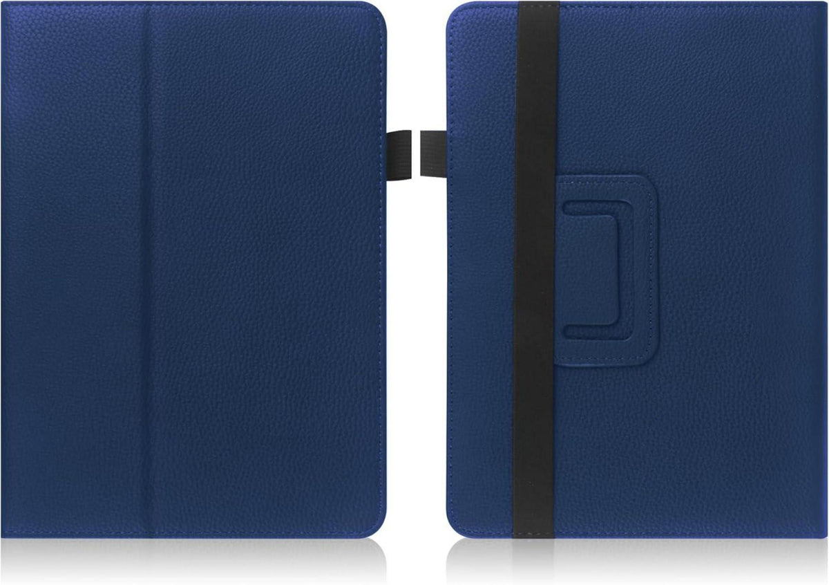 Tablet Schutzhülle 7-8 Zoll verstellbar mit Ständer und Handschlaufe - Blau