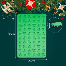 Weihnachten Silikon Schokoladenform - Xmas Element Backform