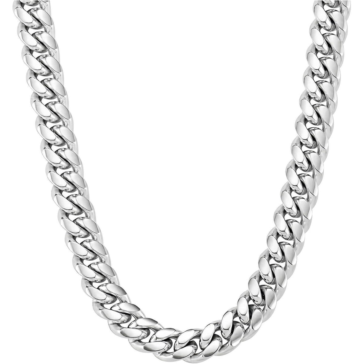 Herren Panzerkette 18 Karat Vergoldet Edelstahl 10/12mm