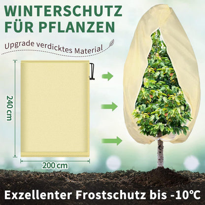Winterschutz Pflanzen 85g/m² Atmungsaktiv Frostschutz