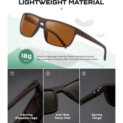 Polarisierte Sonnenbrille Herren/Damen Vintage
