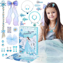 Adventskalender 2026 Schnee Thema Haarschmuck Mädchen 24