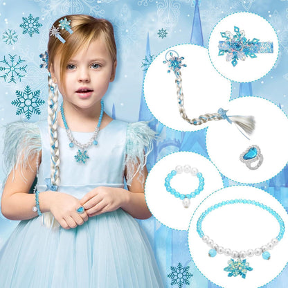 Adventskalender 2026 Schnee Thema Haarschmuck Mädchen 24