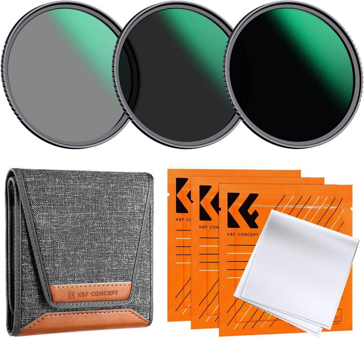 52mm ND Filterset ND8+ND64+ND1000 Neutral Graufilter Set