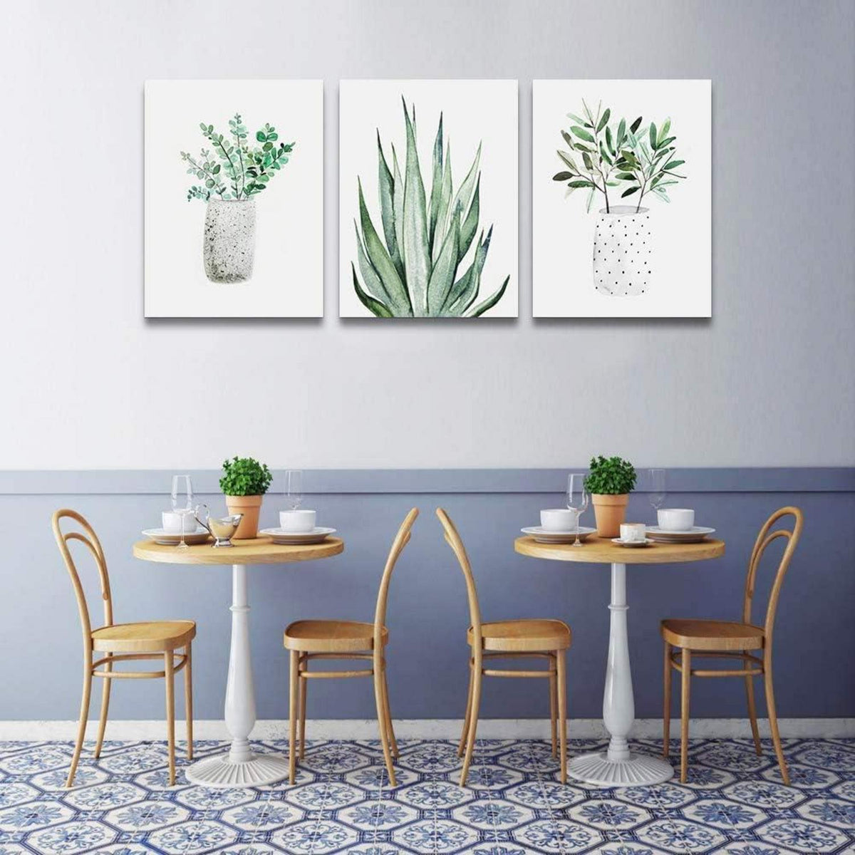 Grüne Pflanzen Aloe Vera Wandbilder 40x30cm Wohnzimmer Büro Küche
